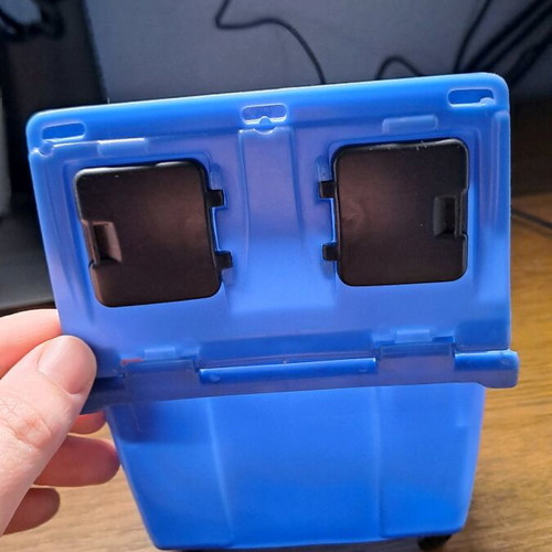 Pen holder used, trash bin design