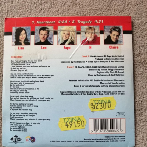 Steps Heartbeat / Tragedy CD-Single used, pop