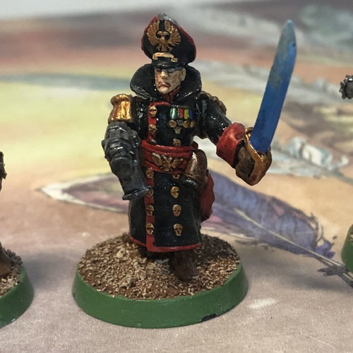 Warhammer 40K Steel Legion squad with Lord Commissar