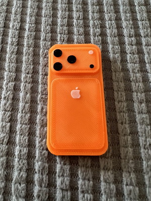Mini iPhone 17 Pro Max 3D Printed Keychain New