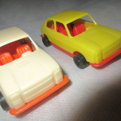 Lot Fiat 127 plastic 8cm from Antony company 80s new