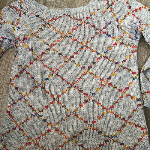 Gray sweater used, size S