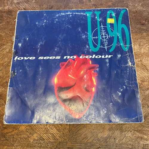 U 96 Love Sees No Colour 12" vinyl used, electronic