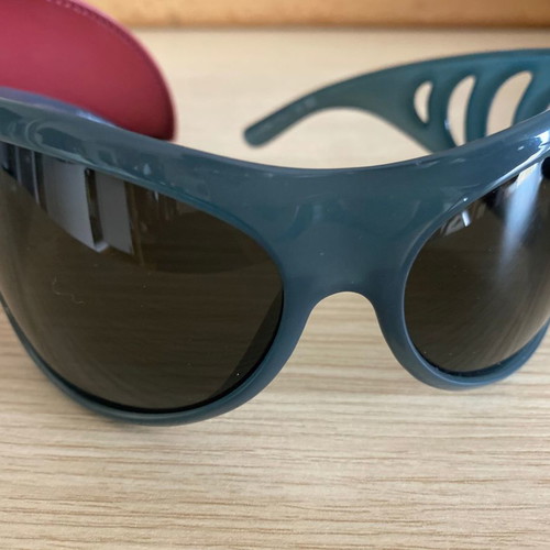 Romeo Gigli sunglasses with petrol acetate frame new, unused