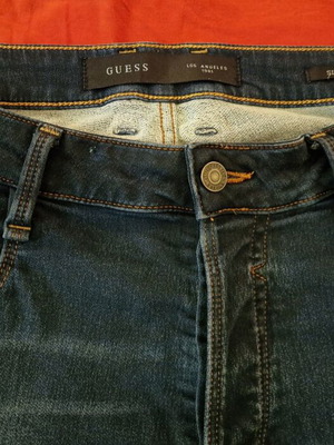 Guess Jeans Slim Fit W33 L32 used, blue, made in Italy