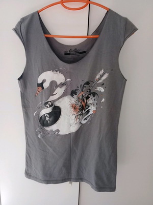 Threadless първо издание тениска нова, сива, размер M