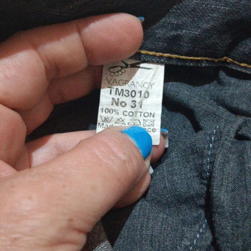 Men's jeans size L like new, gray