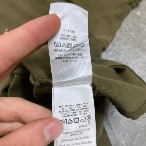 Ralph Lauren Polo shirt XXL, khaki with white logo