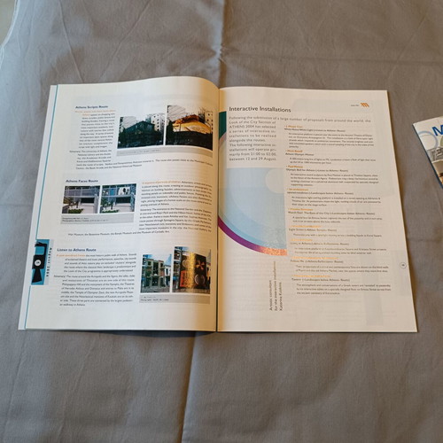Metro brochure Olympic Games Athens 2004 used
