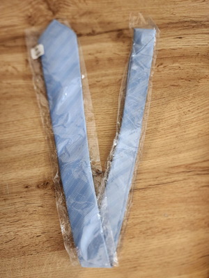 Light Blue Micro-Patterned Tonal Stripe Silk Tie by Boggi Milano new