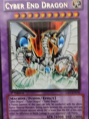 Cyber End Dragon card new, collectible