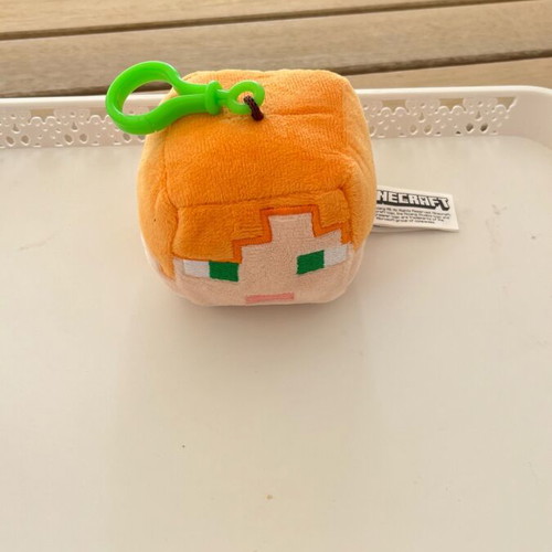 Minecraft Alex plush keychain new