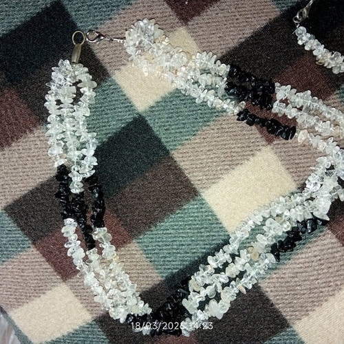 Necklaces pack of two used, beads for smaller jewelry
