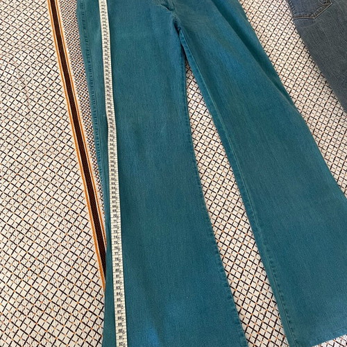 Set of elastic denim pants like new, sizes M and L