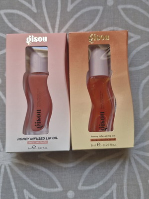 Gisou Honey Infused Lip Oil set of two, new