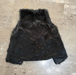 Faux Fur Vest Say What? like new, black, size S