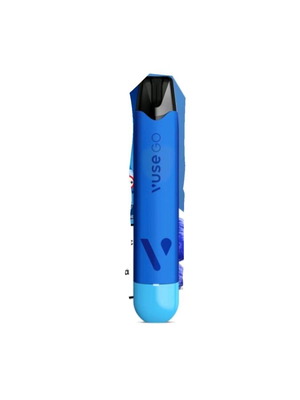 Rechargeable device without capsule like new with glitter decoration