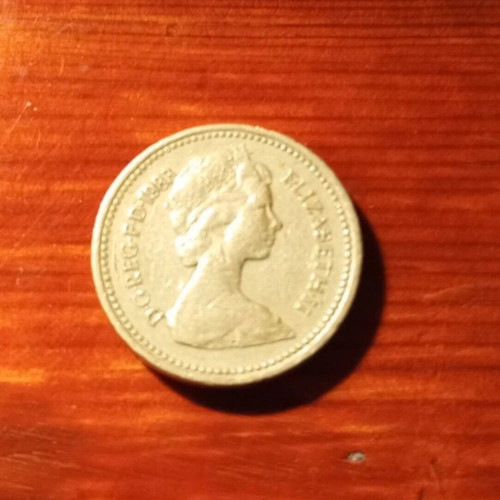 1 Pound England 1983 Coin used