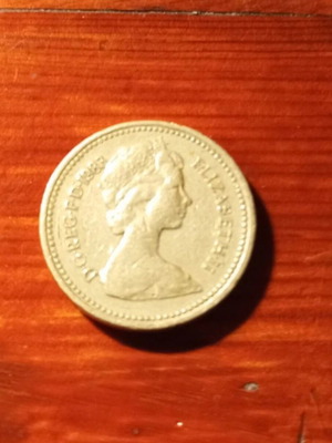 1 Pound England 1983 Coin used