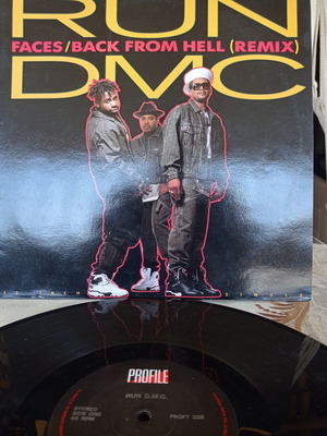 Run-D.M.C. Faces / Back From Hell Remix 12" vinyl single like new