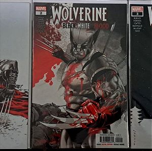 Wolverine Black White Blood #1 #2 #3 MARVEL COMICS