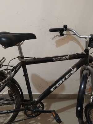 Gemini Force 26" men's city bike with gears, black