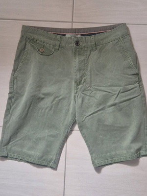 Bershka men's chino shorts green like new, size L