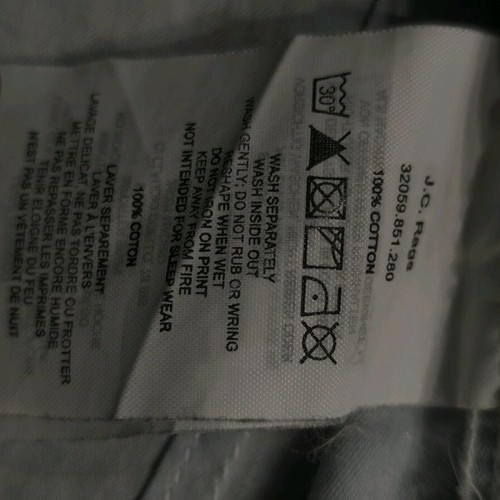 J. C. RAGS men's shirt No M turquoise like new