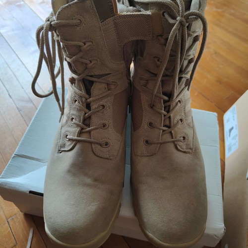 Delta Combat Boots size 47 used, beige