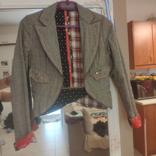 Rossodisera jacket new, size small, colorful interior