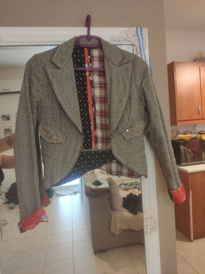 Rossodisera jacket new, size small, colorful interior