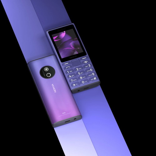 Nokia 110 4G (2024) Dual SIM button phone, blue
