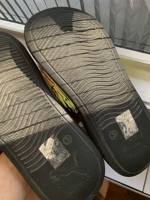 Puma Popcat 20 Zebra sliders, black, size 35.5