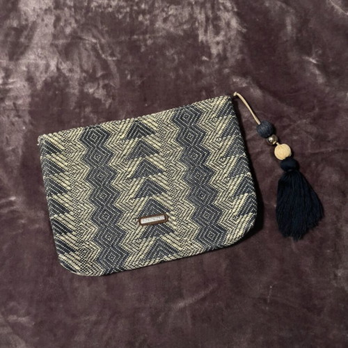 Fullah Sugah blue clutch bag like new