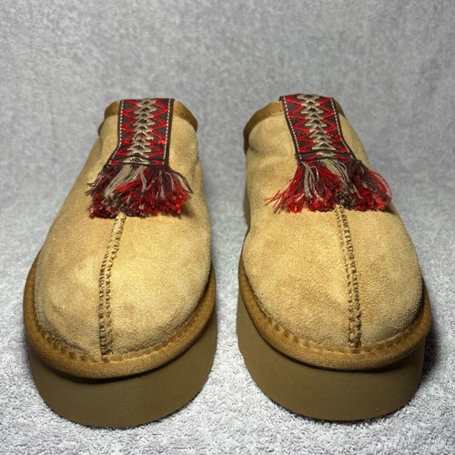 UGG Tasman Winter House Slippers New, Chestnut Suede with Tassels