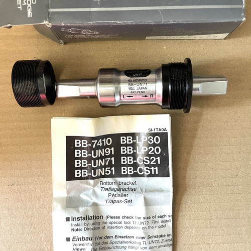 Shimano BB-UN71 sealed cartridge bottom bracket