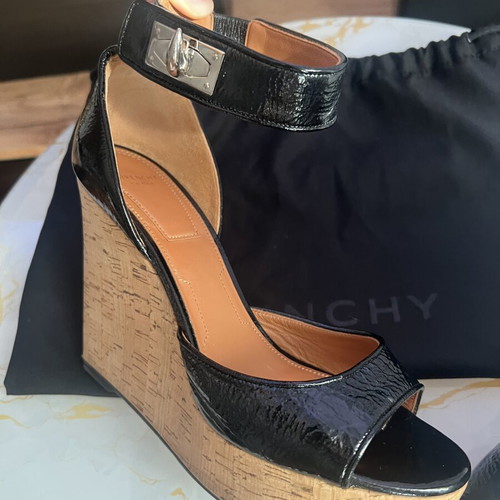 Givenchy platform sandals, black