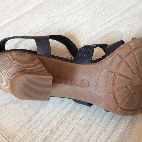 Timberland Tallulah May Cross Band Sandals used, size 40, black