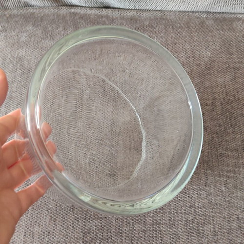 Glass Container Salad Bowl like new, medium size 15cm diameter