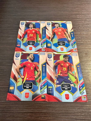 Panini Adrenalyn XL World Cup 2026 Spain Team Lot 4 Power Cards like new