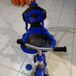 Plastic tricycle used, blue