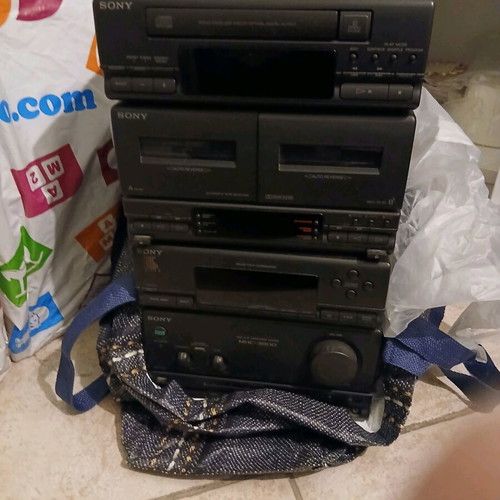 Sony sound system used with two speakers