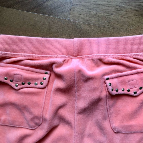 Mymoo pink-coral velour tracksuit like new, size M/L