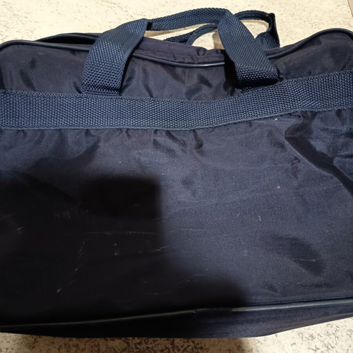 Olympic Airways Vintage Bag used, blue, collectible aviation accessory
