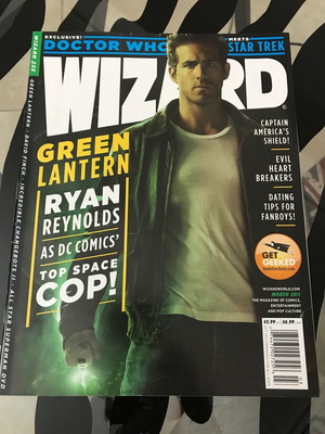 Wizard Magazine 235 new with Ryan Reynolds Green Lantern cover