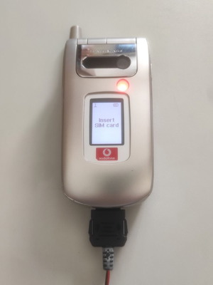 Sharp GX30 Vodafone live! vintage mobile phone used, for repair