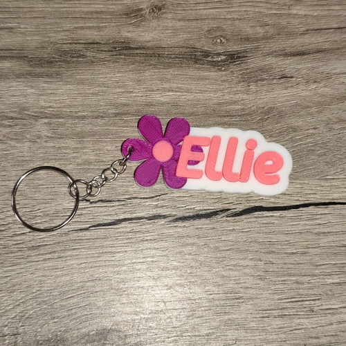 3D Print Personalized Keychain with Custom Name