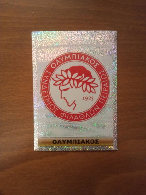 Αυτοκόλλητο Panini Superleague Ελλάδα 2012 Νο207 μεταλλιζέ, καινούργιο
