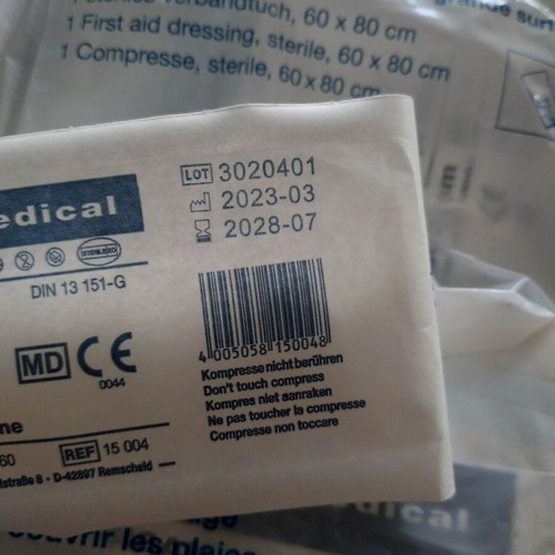 Mercedes-Benz first aid kit new, expires 07/2028