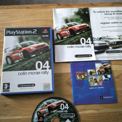 Colin McRae Rally 04 PlayStation 2 complete with manual